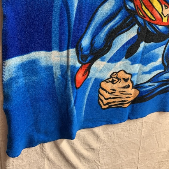 Superman comfy throw blanket  fleece - Picture 5 of 7